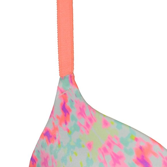 3 for/$20 Victoria Secret PINK Multi-Colored Paint Splatter Bra Pattern Size 32C - Picture 3 of 7